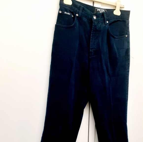 Prada Boot Cut Denim Jean's Pants 32 / 32 - Picture 11 of 16